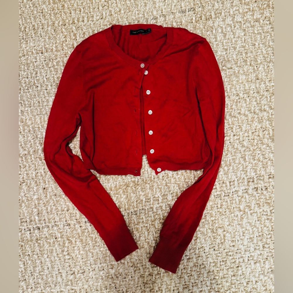 The Limited Pink Cropped Sweater, Size Small
